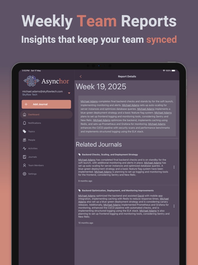 Asynchor App - Screenshot 3