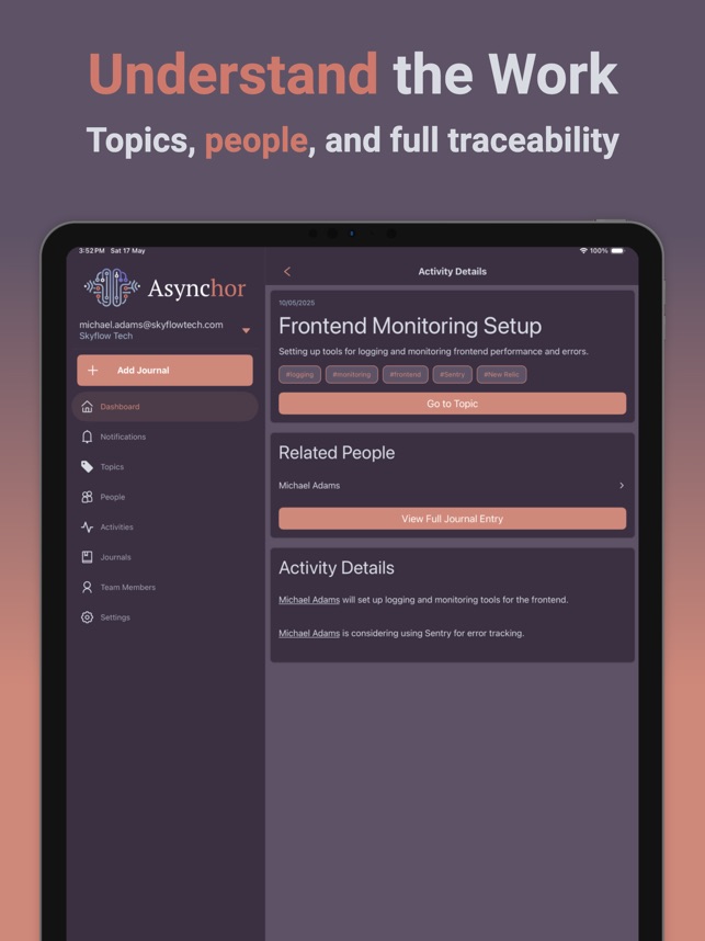 Asynchor App - Screenshot 5