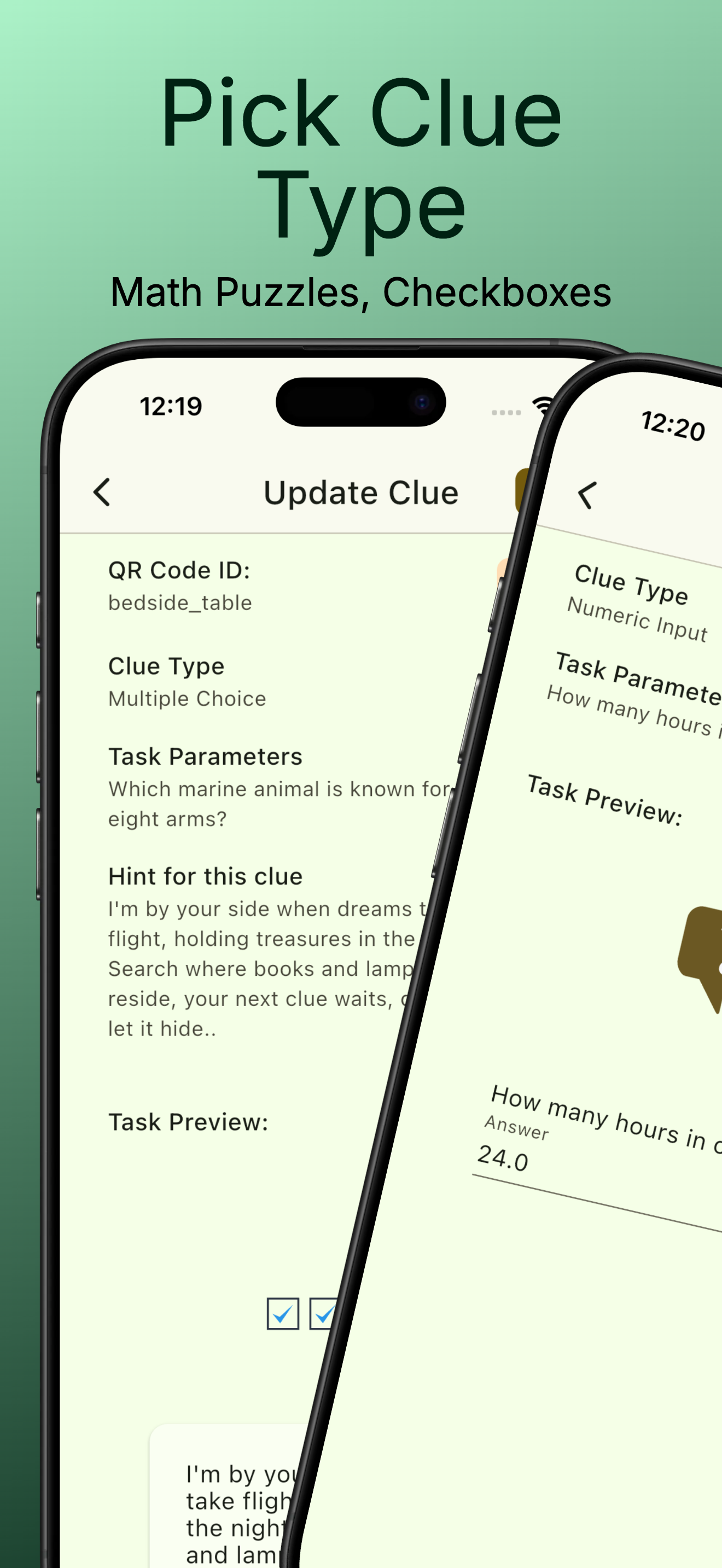 Backyard Hunt Flutter App - Main Screen