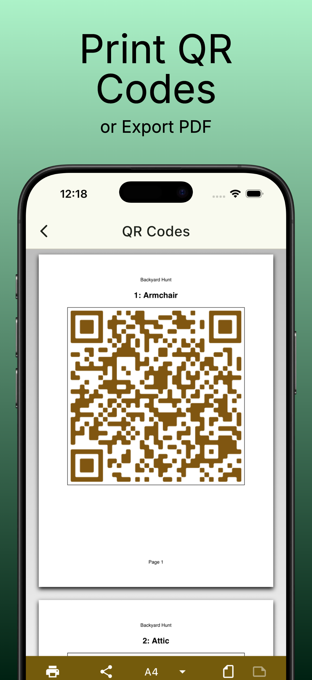 Backyard Hunt Flutter App - Settings