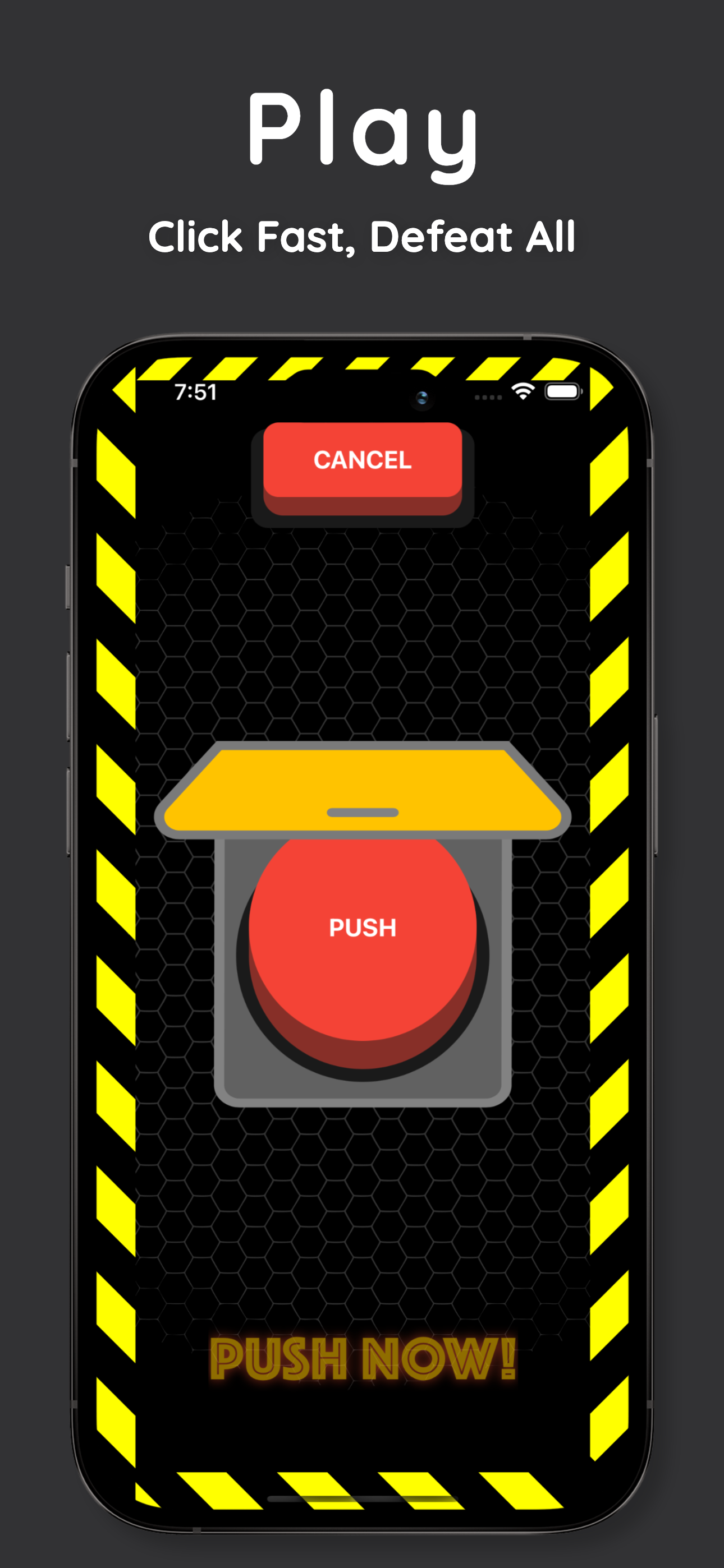 Click Defeat React Native App - Features
