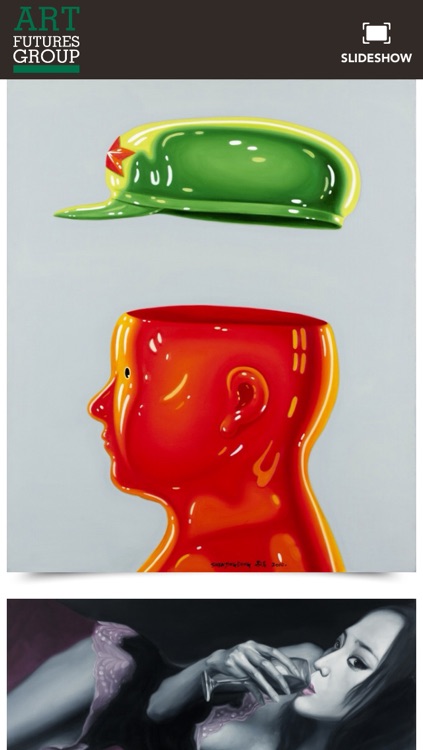 Art Futures Gallery Objective-C App - Gallery Features