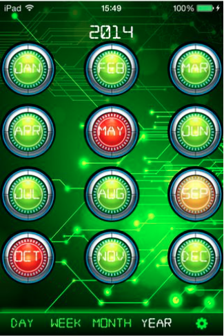 Defcon Calendar Objective-C App - Calendar Features